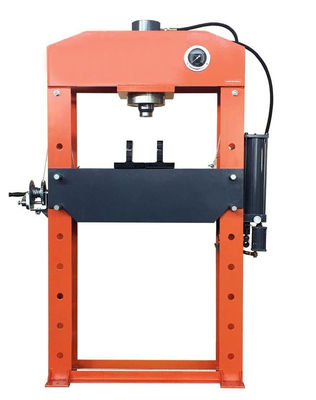 Pulverisieren Sie Beschichtung die 75 Tonnen-Werkstatt-hydraulische Presse mit Manometer